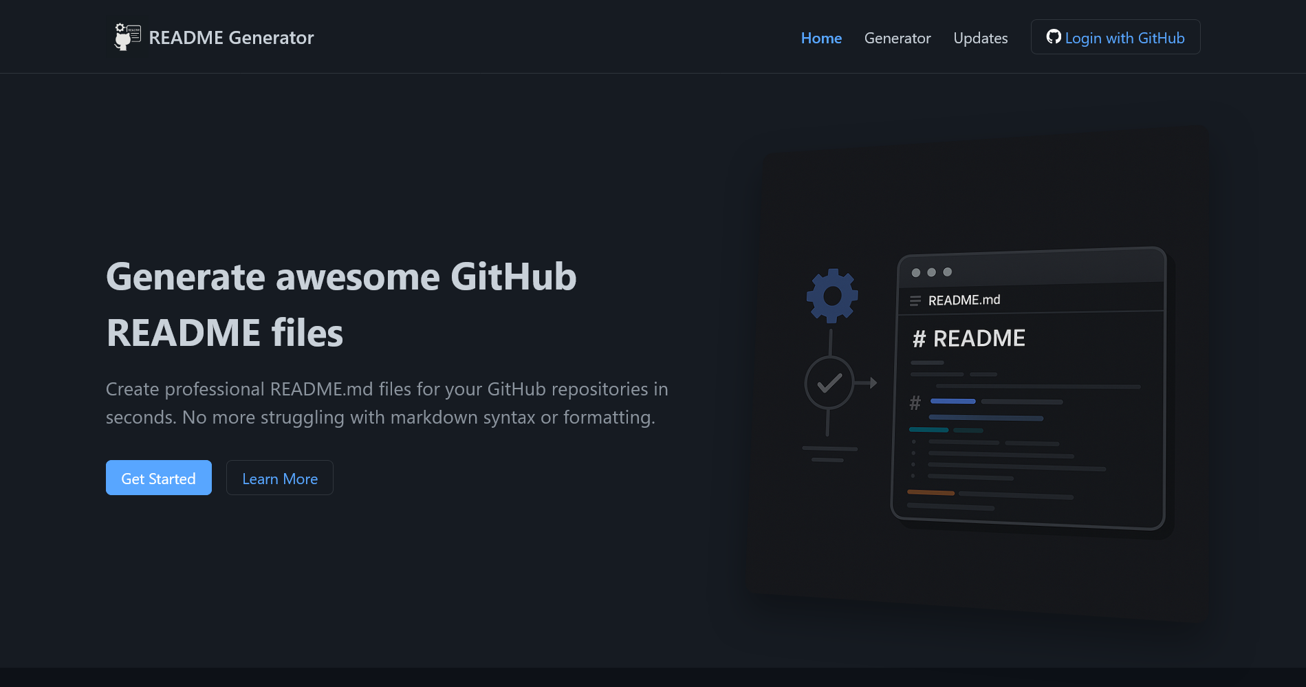 GitHub README Generator